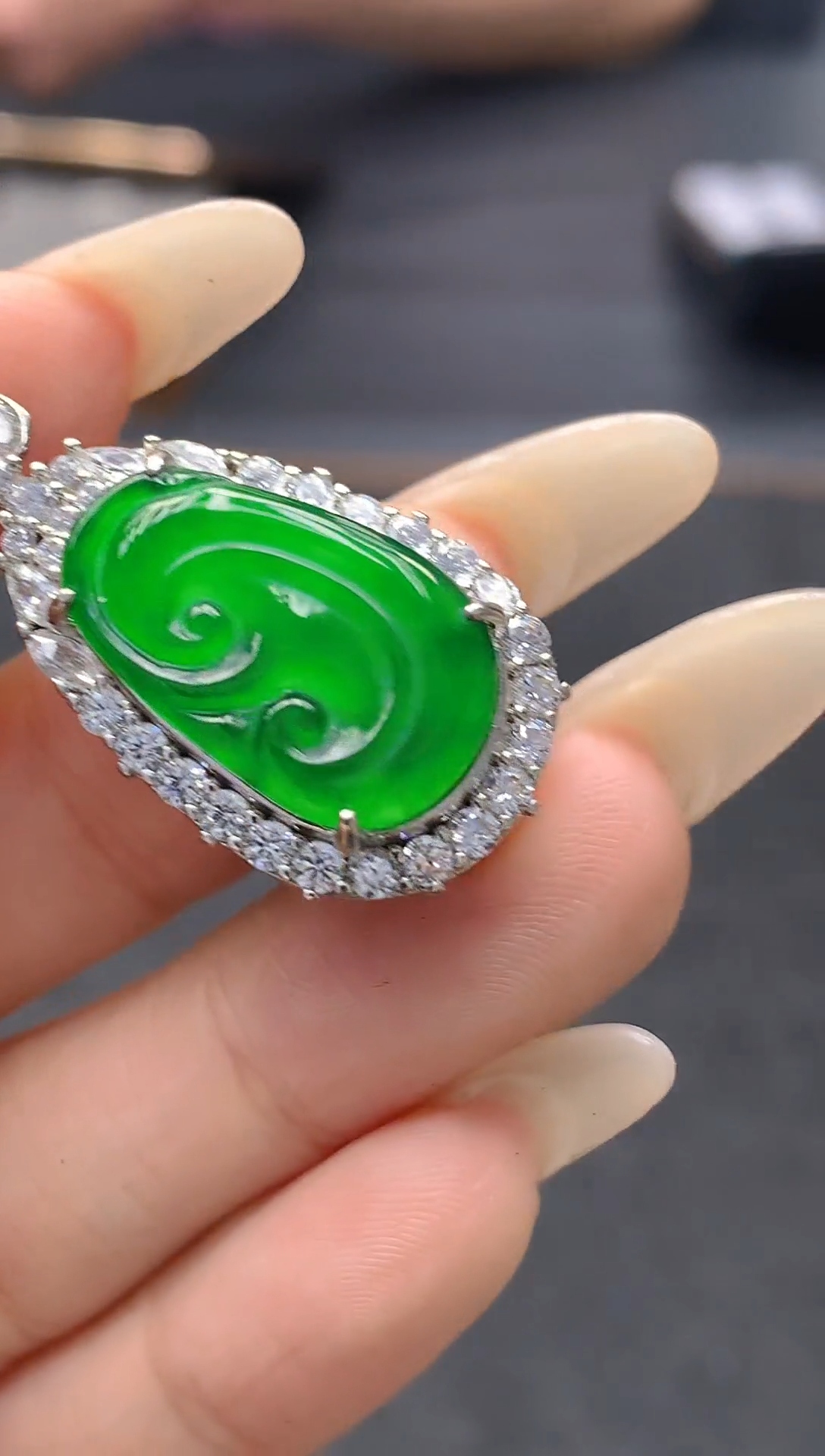 未镶嵌挂件翡翠天然翡翠A货