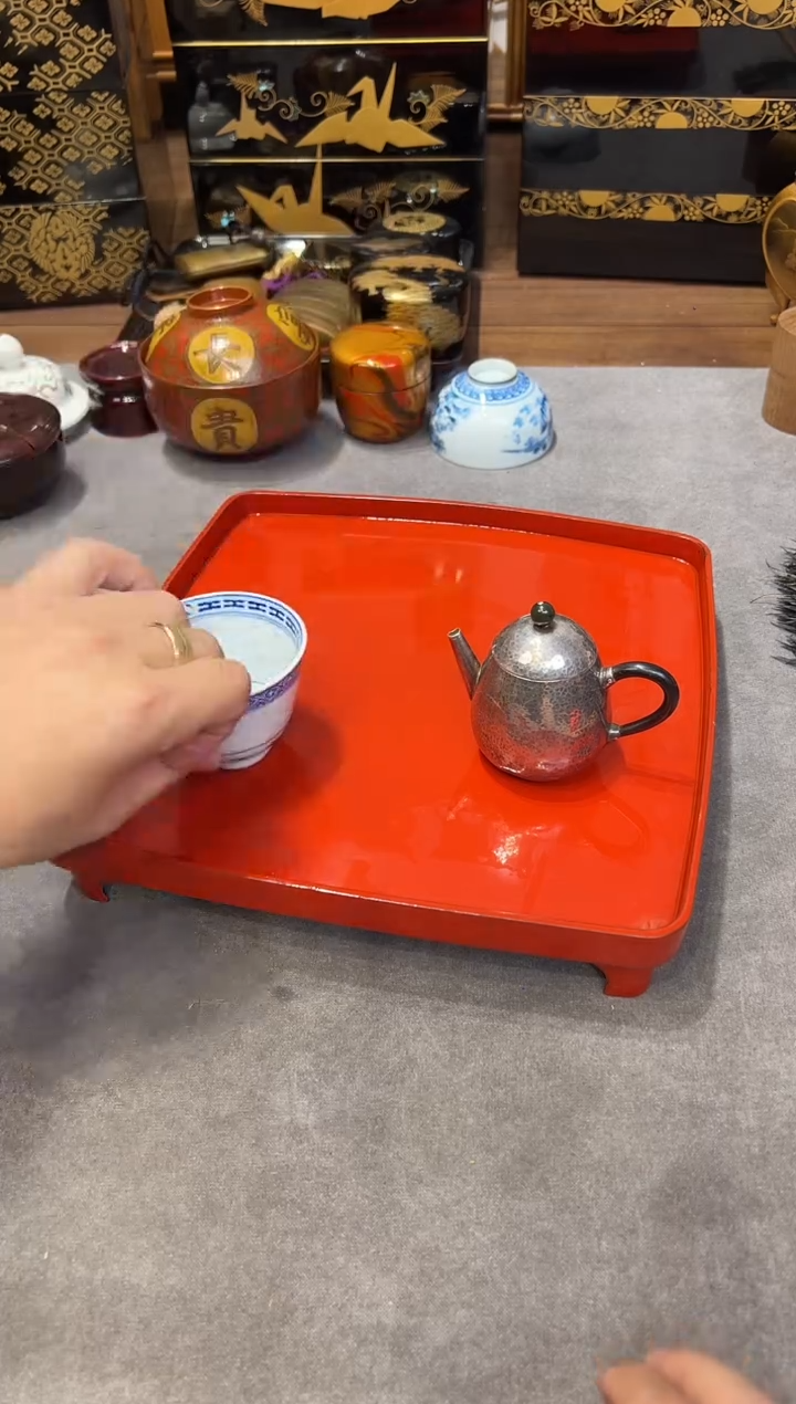 小茶台  大漆漆器大漆漆器