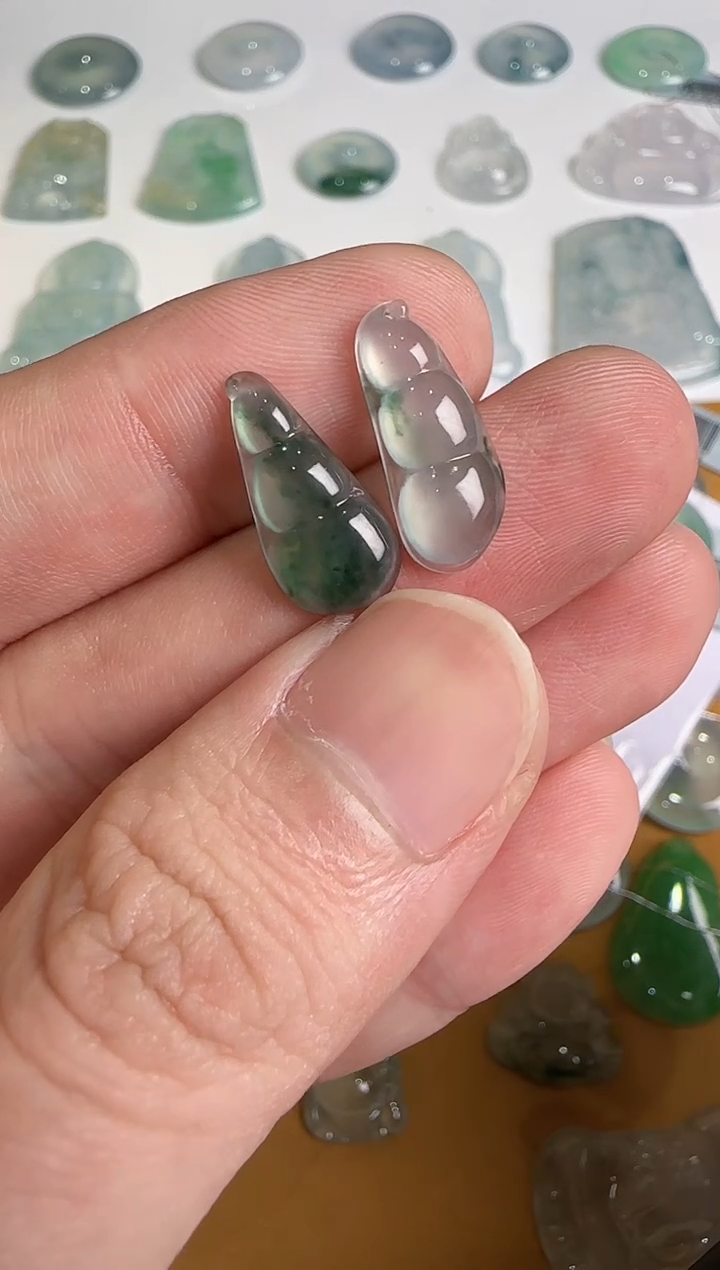 吊坠(不含链)未镶嵌翡翠豆子
