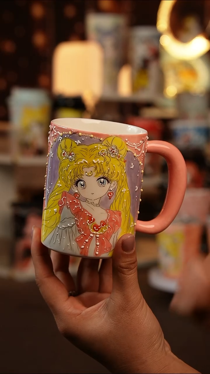 （玉泥）景德镇手工手绘文创陶瓷杯