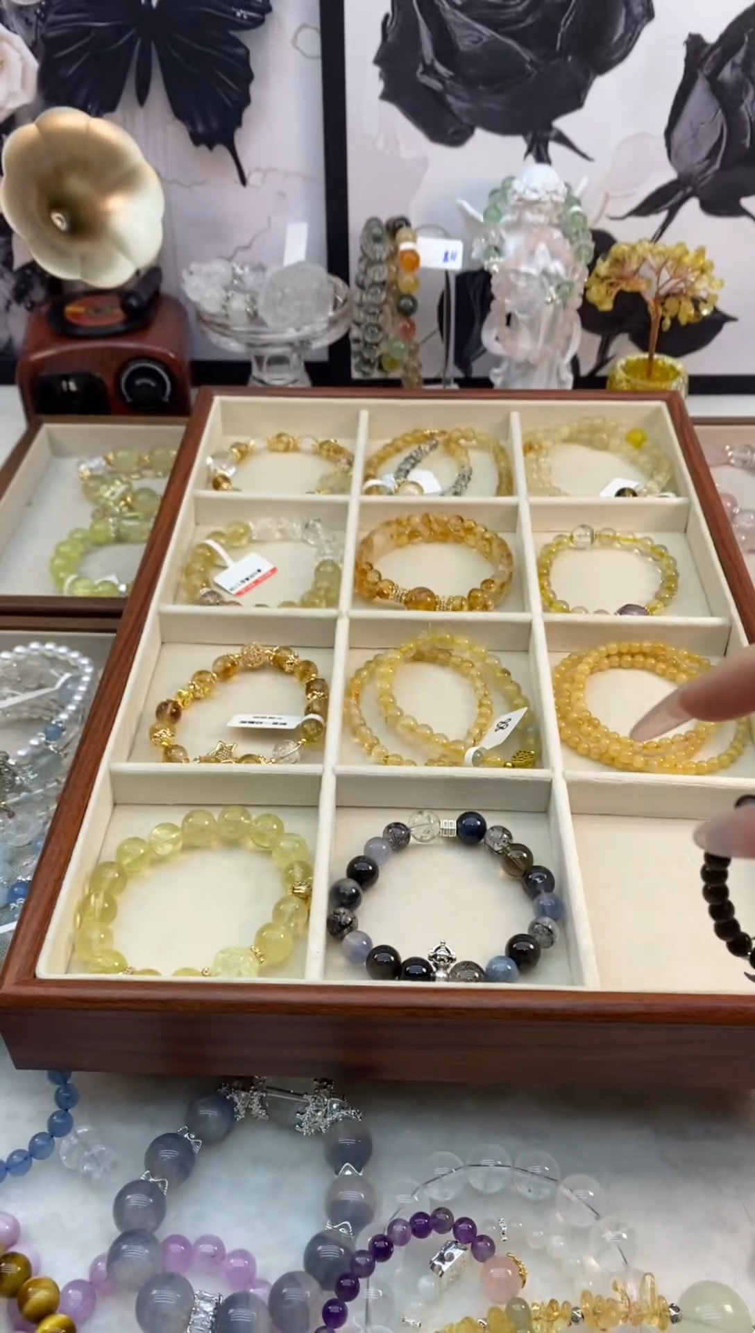 【闪购商品】水晶手链未镶嵌银曜小月亮