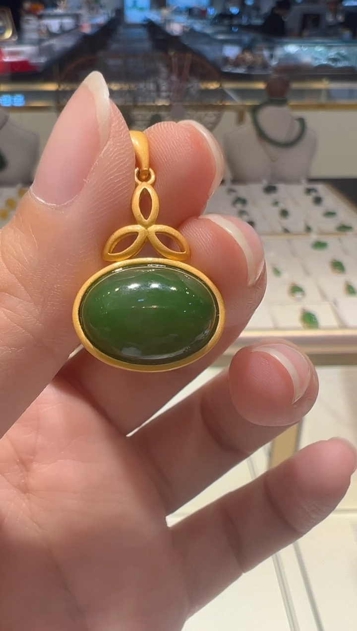 【闪购商品】和田玉颈饰银S925镶嵌03