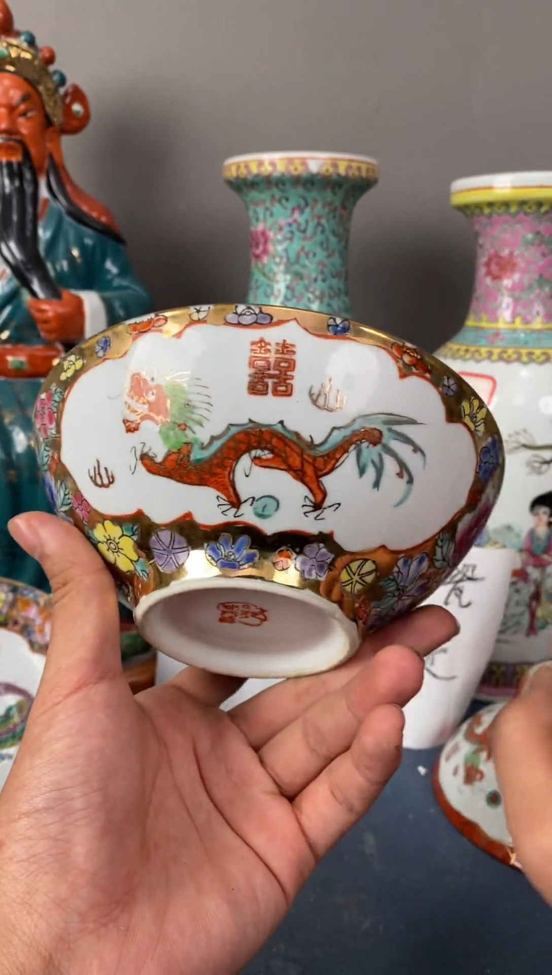 摆件陶567老厂瓷微瑕慎拍（已开价）