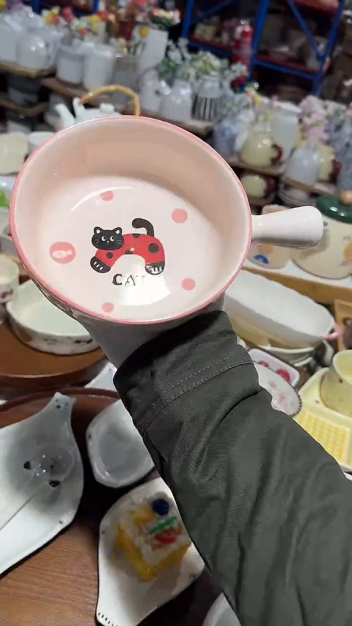 陶瓷手柄碗 微瑕凑满20元包邮