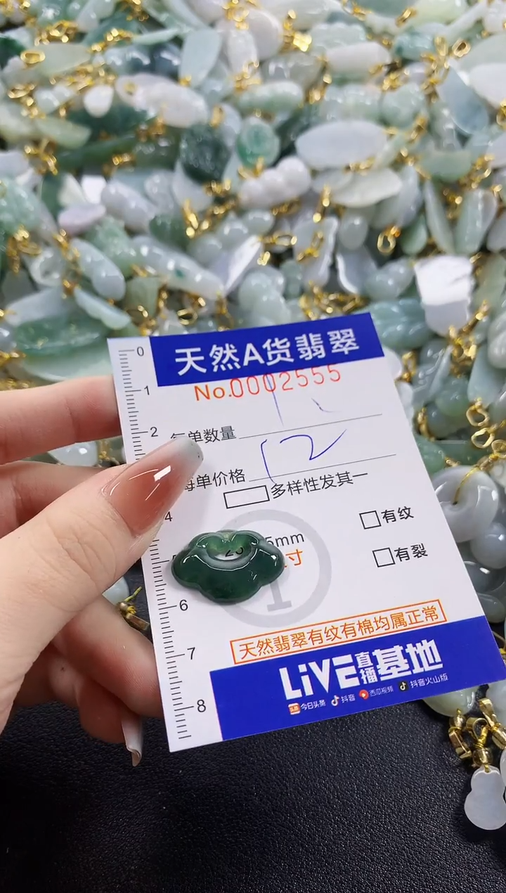 颈饰未镶嵌翡翠天然A货翡翠