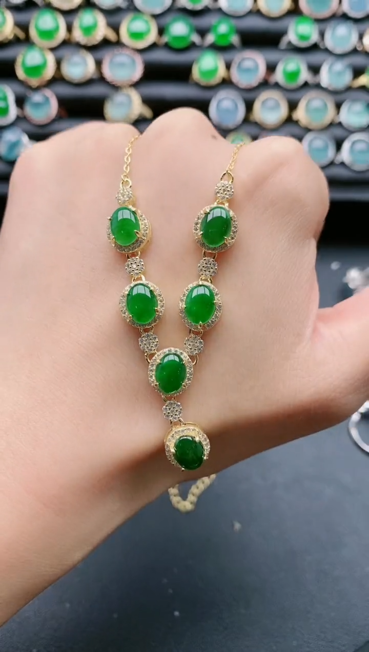 【闪购商品】翡翠戒指银S925镶嵌111111