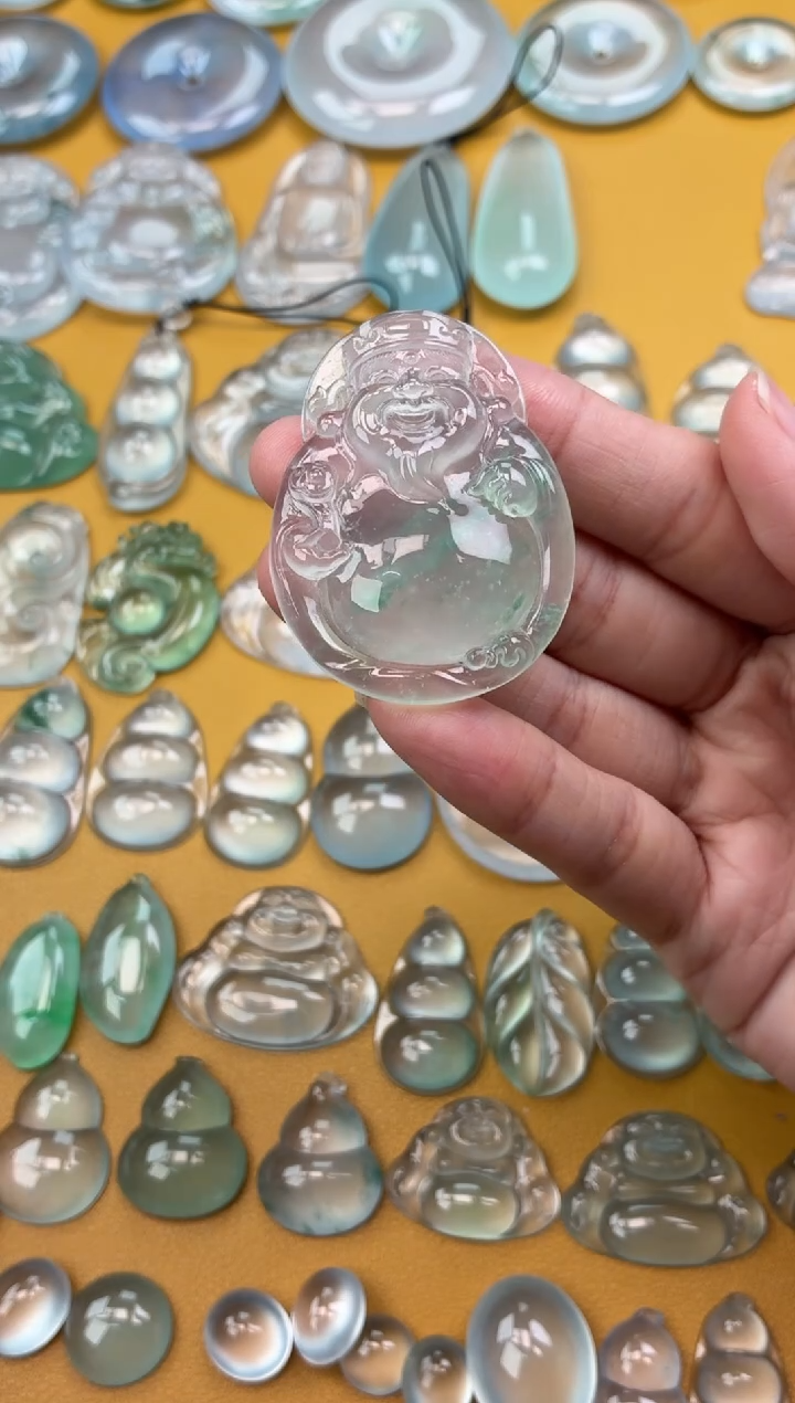 吊坠(不含链)未镶嵌翡翠45 财神 46.4 34.8 7.5 