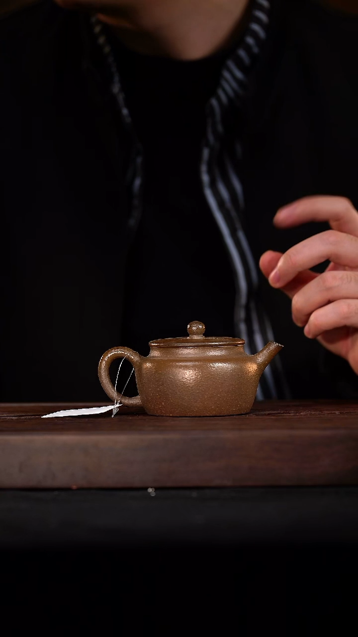 茶壶紫砂扁桑WYF降坡泥150cc