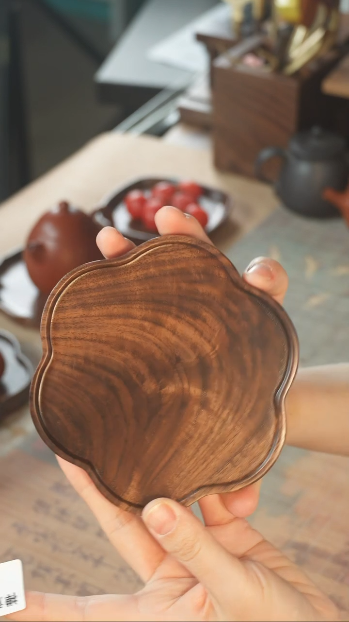 北美黑胡桃木茶盘106