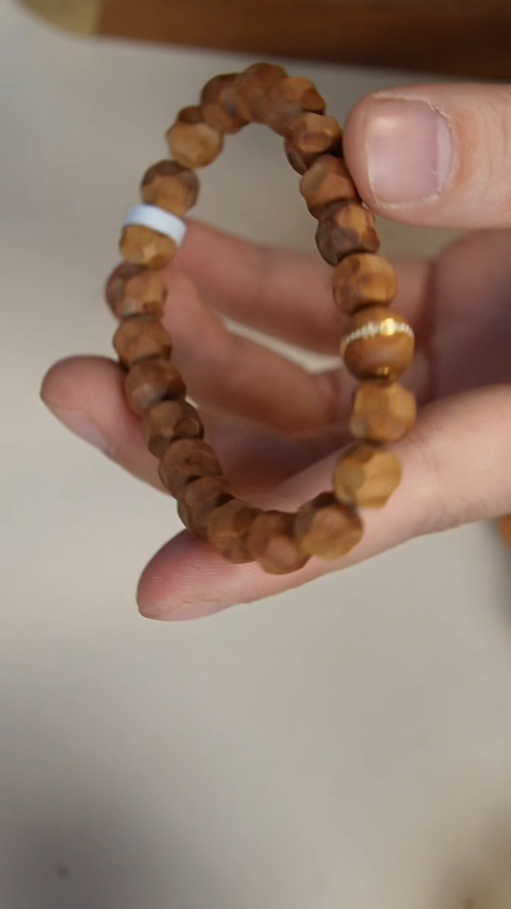 【闪购商品】檀香木手串/手链老山檀香手工无相9/9.5mm单圈