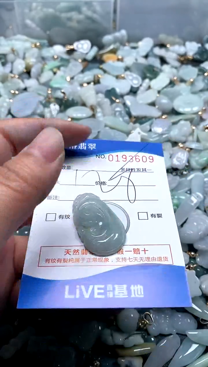 【闪购商品】翡翠颈饰未镶嵌闪购商品0193609