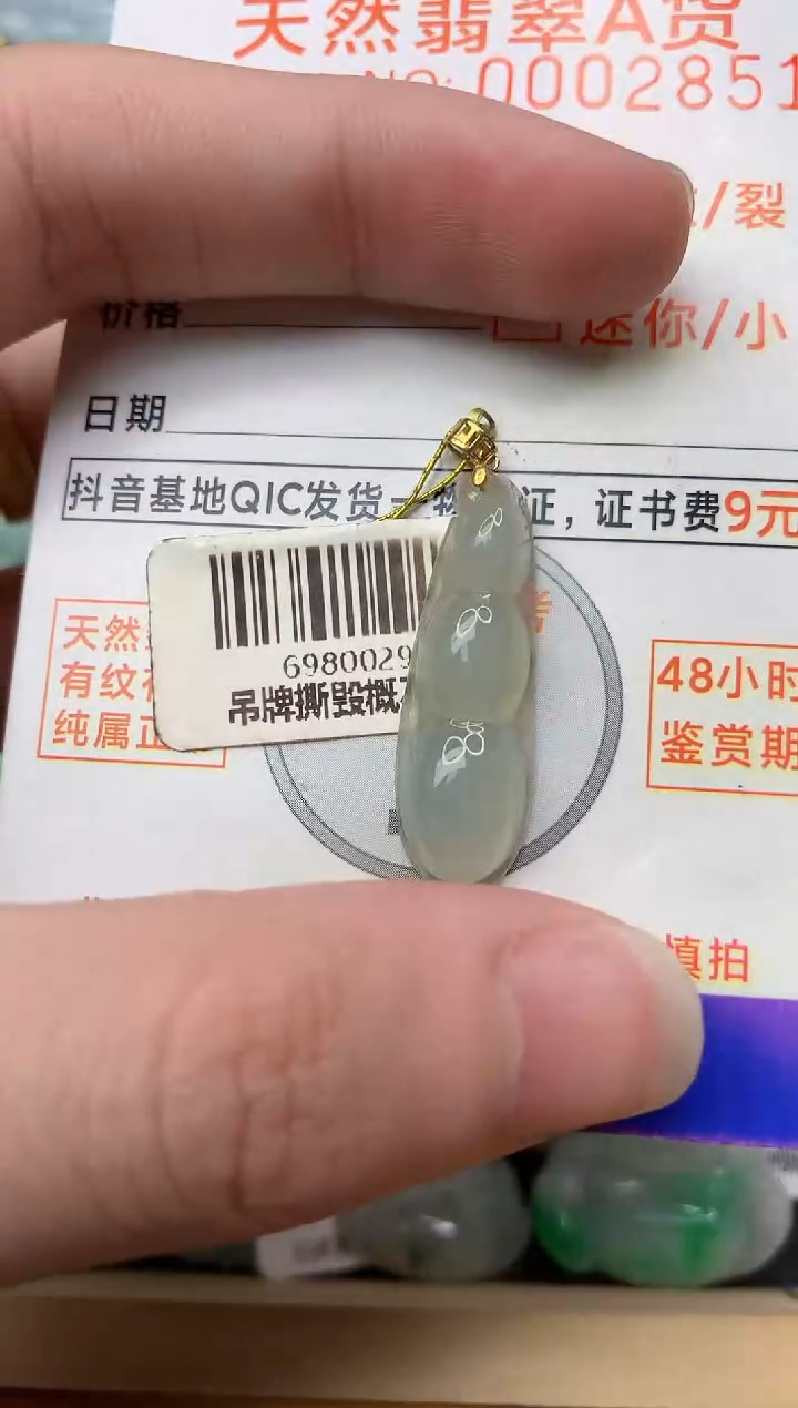 【闪购商品】翡翠颈饰18K金镶嵌4............