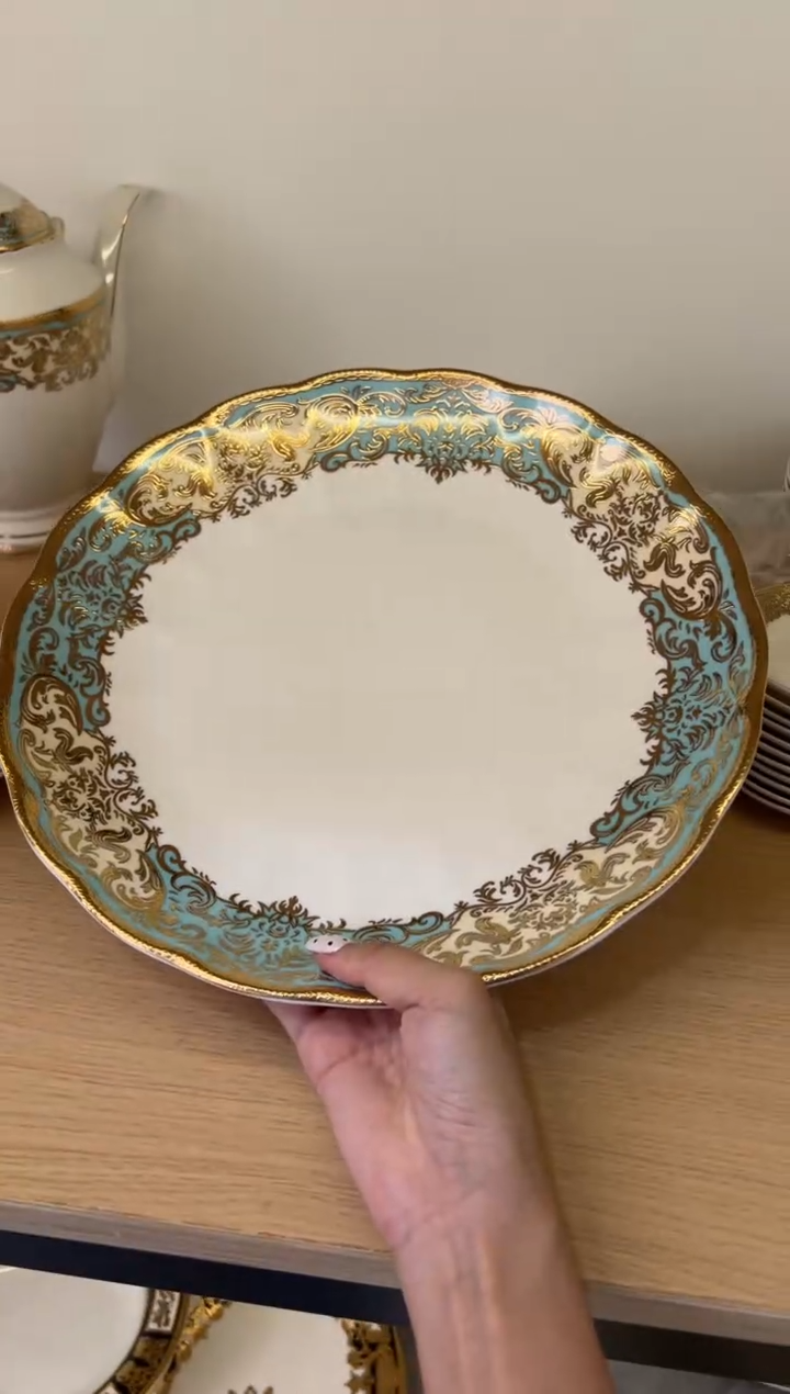 瓷片12寸窝盘一个一对