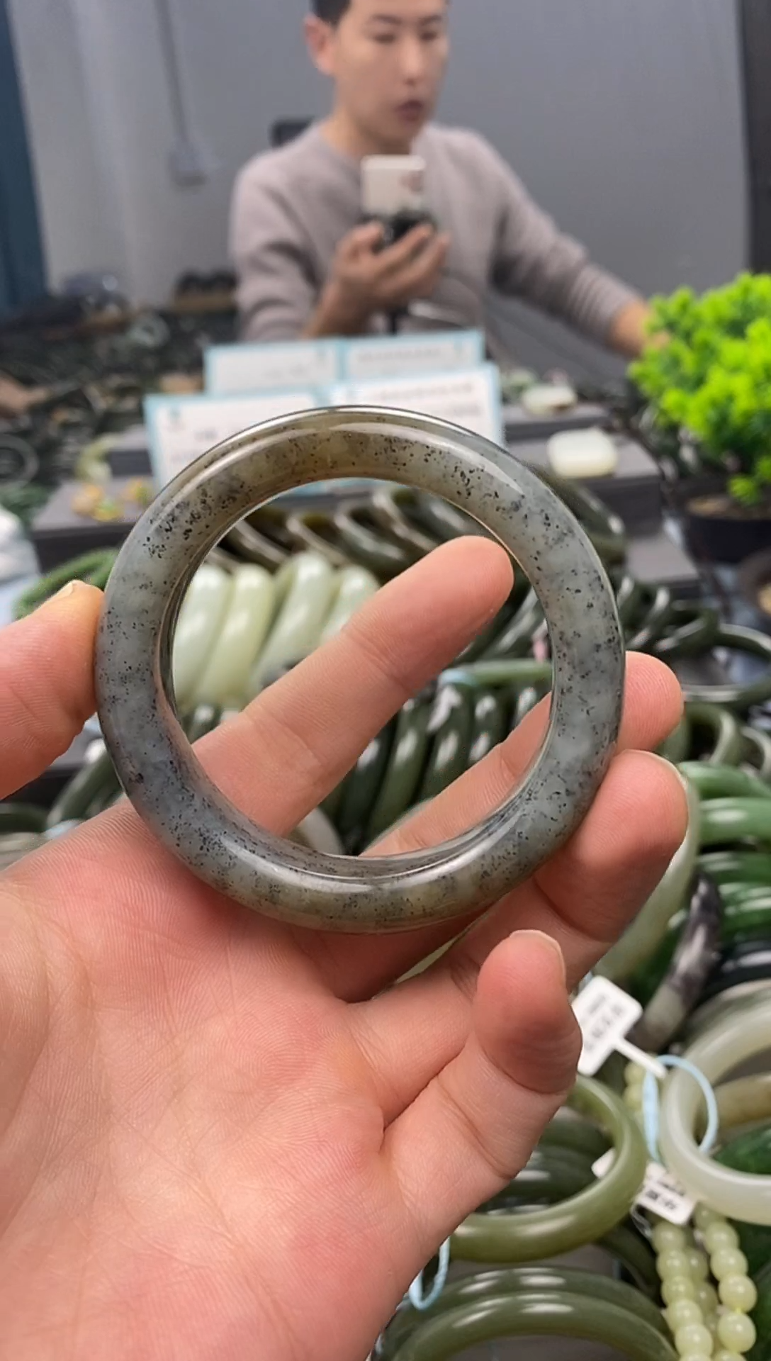 未镶嵌手镯和田玉懒*哈52.7