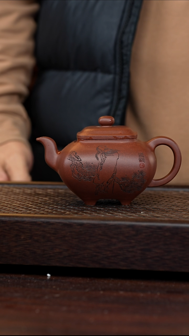 茶壶紫砂丹壶溢香紫砂壶330cc