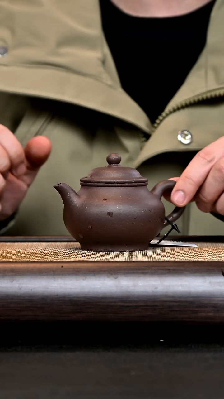 【闪购商品】紫砂茶壶2614 静思 天青