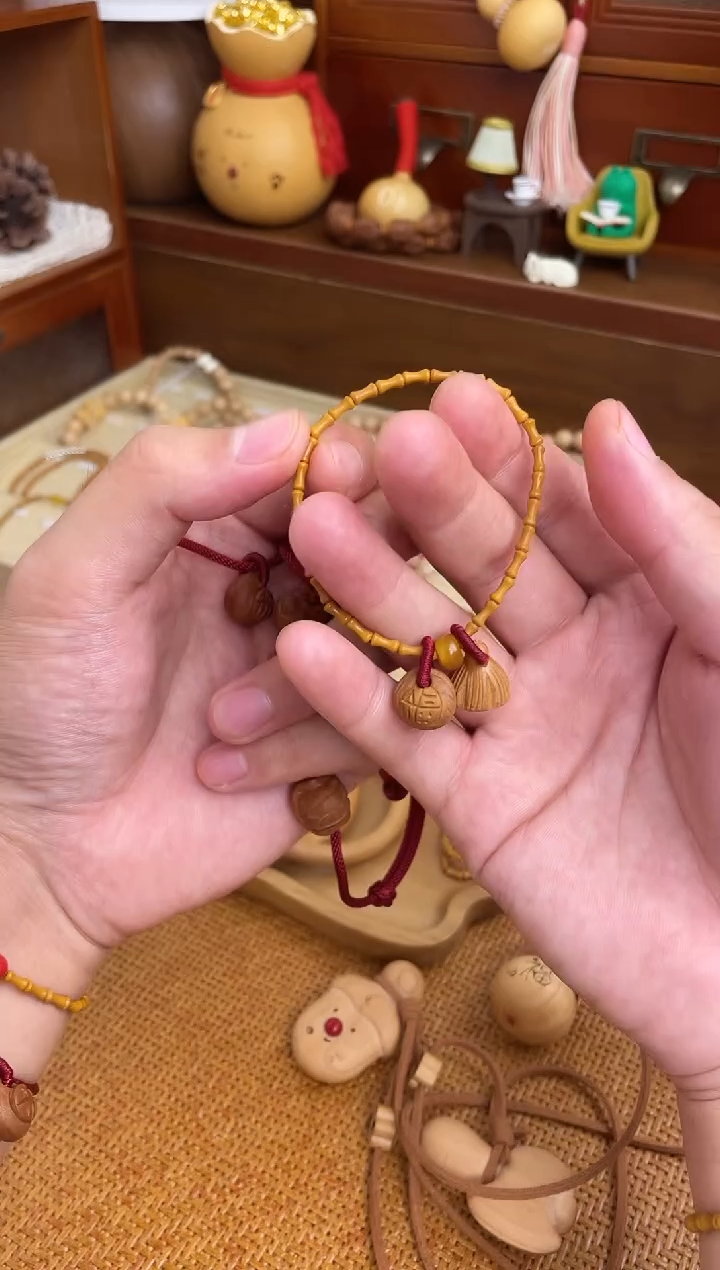竹节手串一物一拍好运连连款