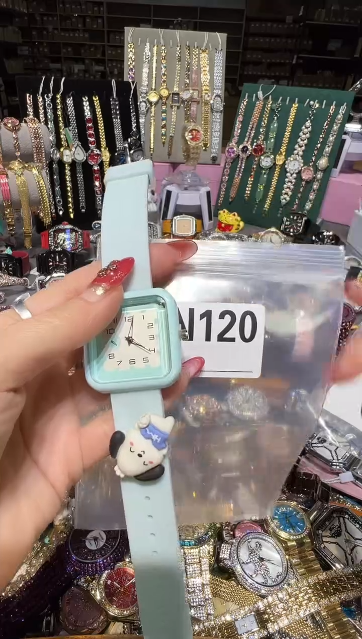 石英机芯不锈钢不锈钢直播定闪专用