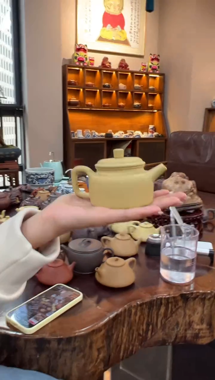 【闪购商品】紫砂茶壶【头哥手工壶】德钟本绿