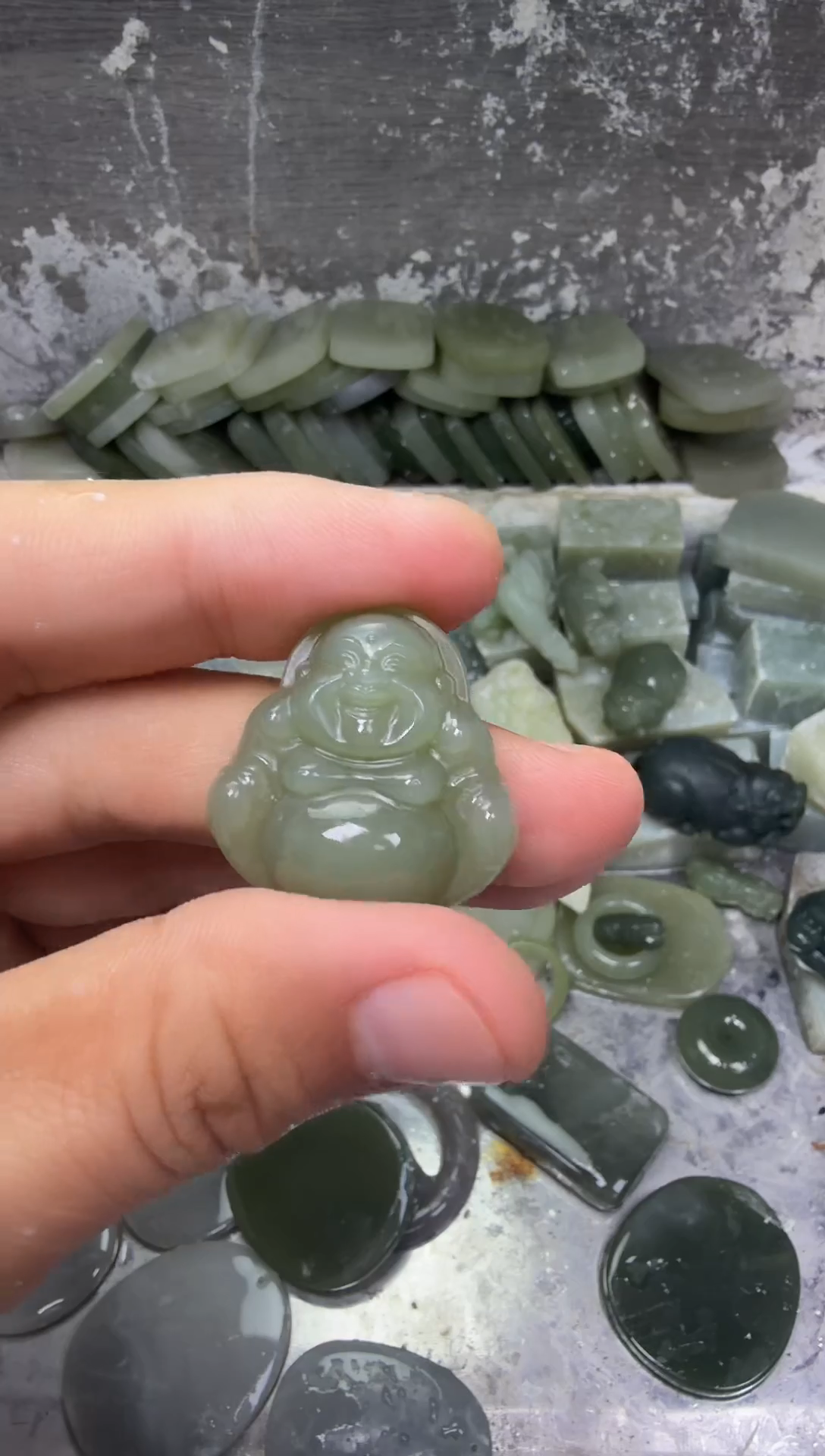 颈饰未镶嵌和田玉300大肚佛