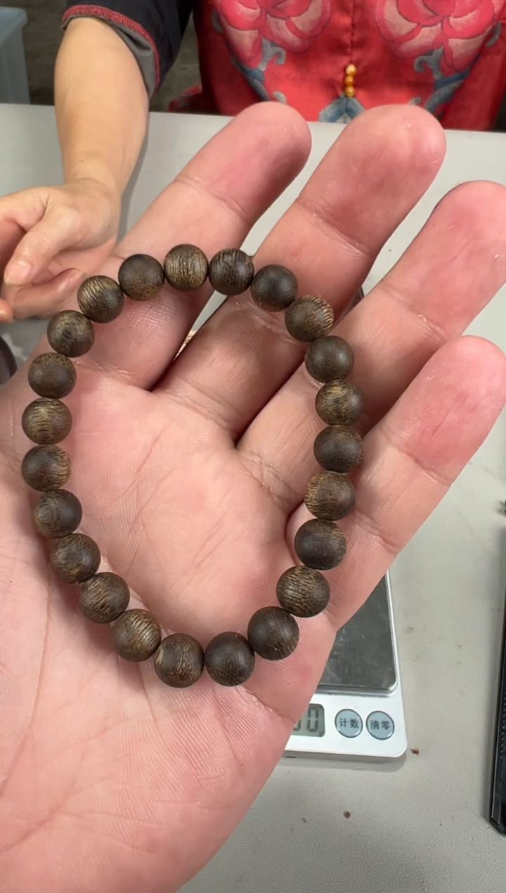手串沉香08单圈圆珠沉水多样性发1