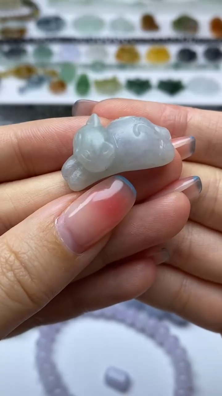 未镶嵌定制翡翠毛货定制不退不换