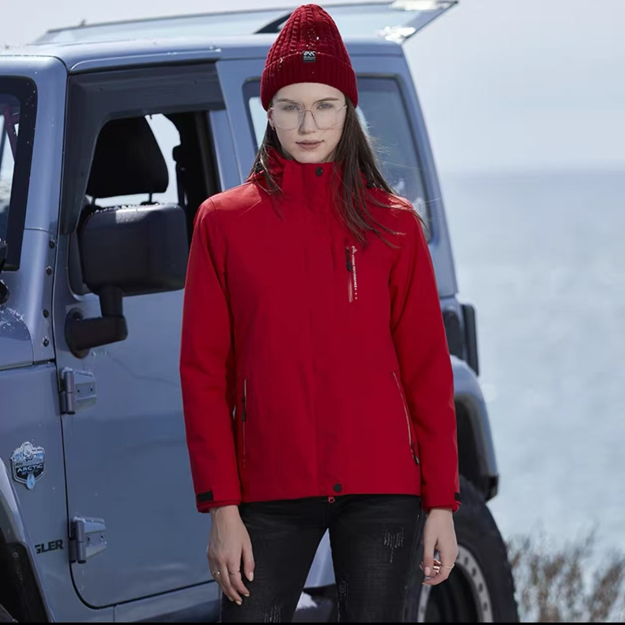 V7 三合一两件套男女同款冲锋衣(清仓)