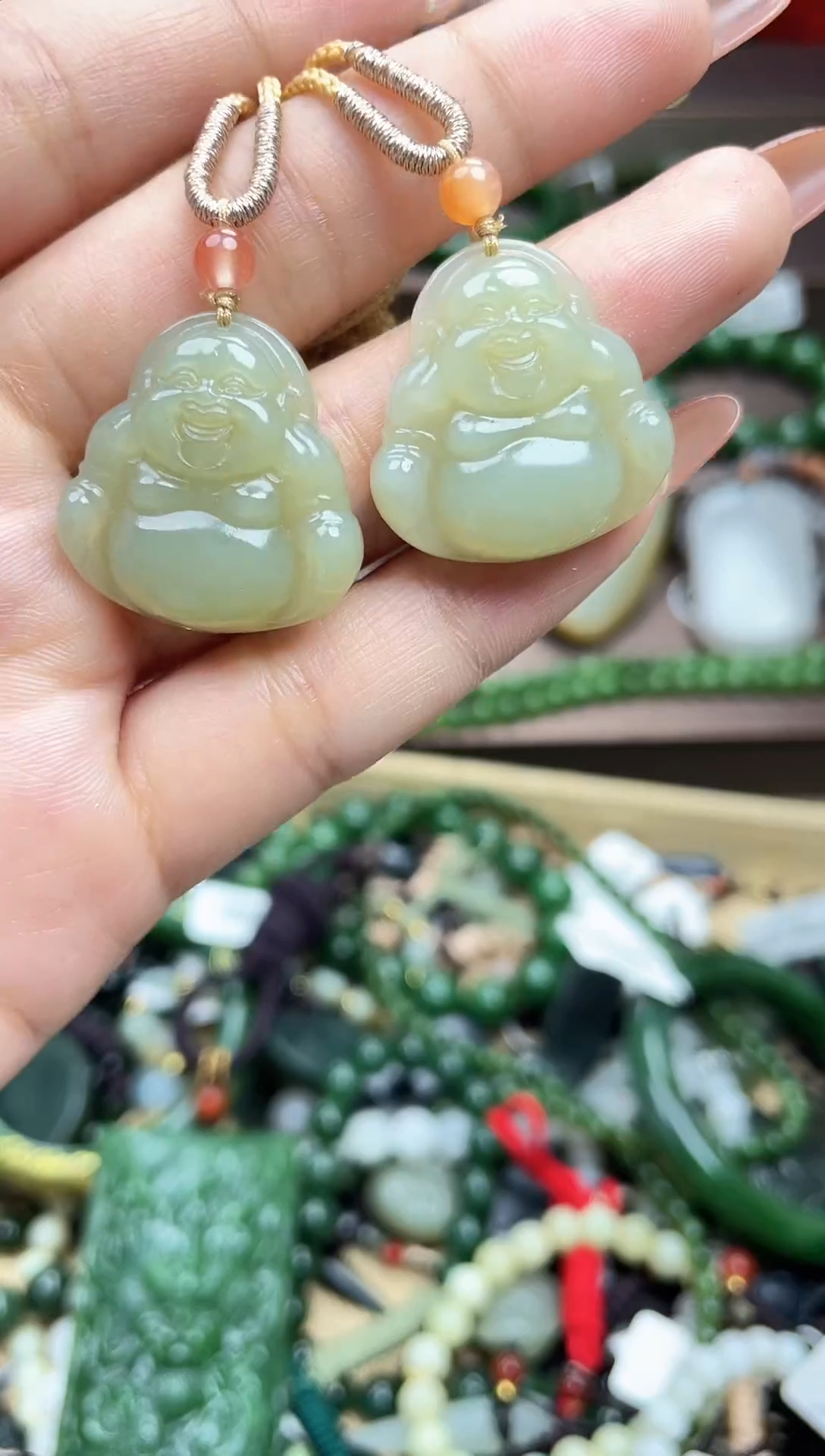 颈饰未镶嵌和田玉未镶嵌和田玉吊坠多样性拍一发一