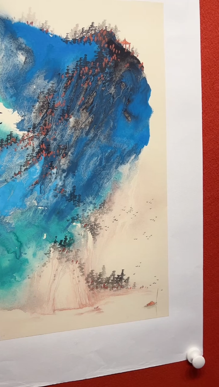 国画秦燕格国画手绘作品Y25