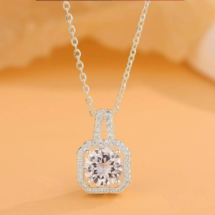 【水贝直发】时尚公主方包气质项链吊坠A