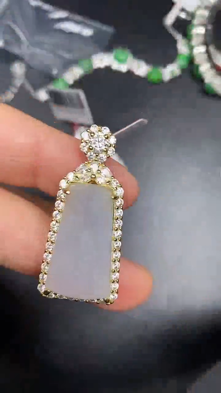 银S925镶嵌戒指翡翠2030