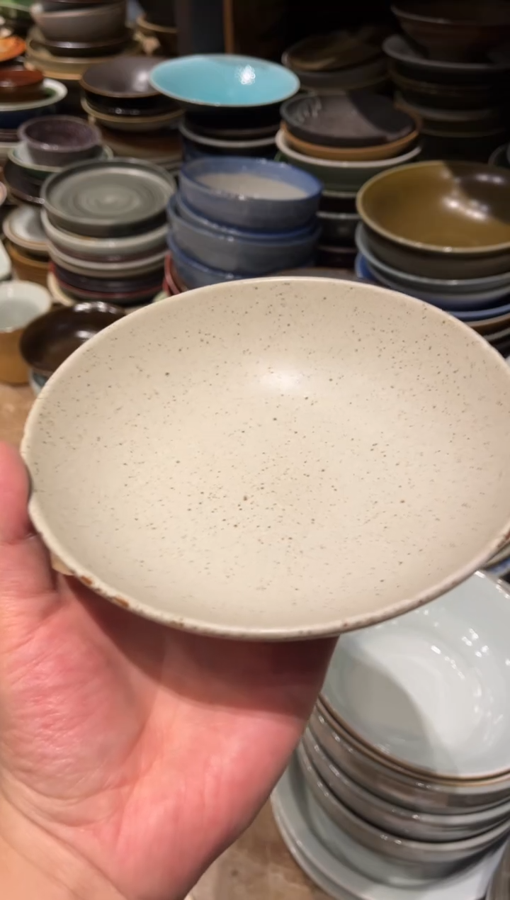 【闪购商品】瓷片397 燕麦圆口碗1个