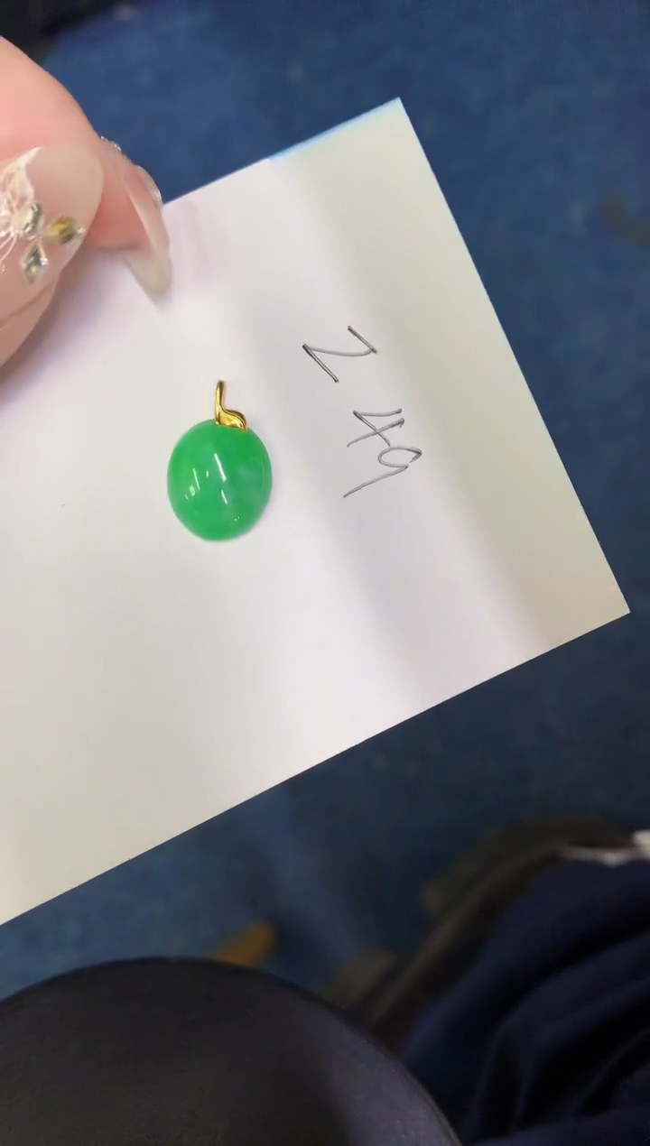 【闪购商品】翡翠颈饰18K金镶嵌00000000000