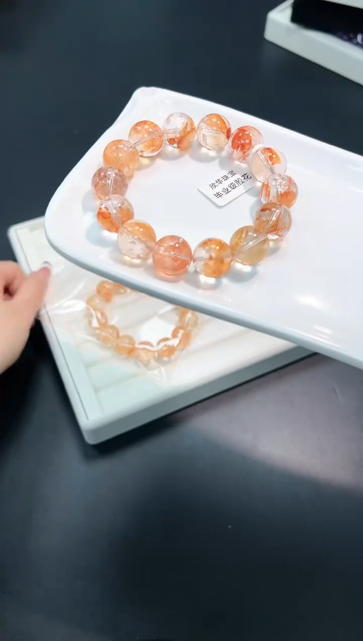 【闪购商品】水晶手串未镶嵌30p多样性发其一/1条15mm默认微瑕