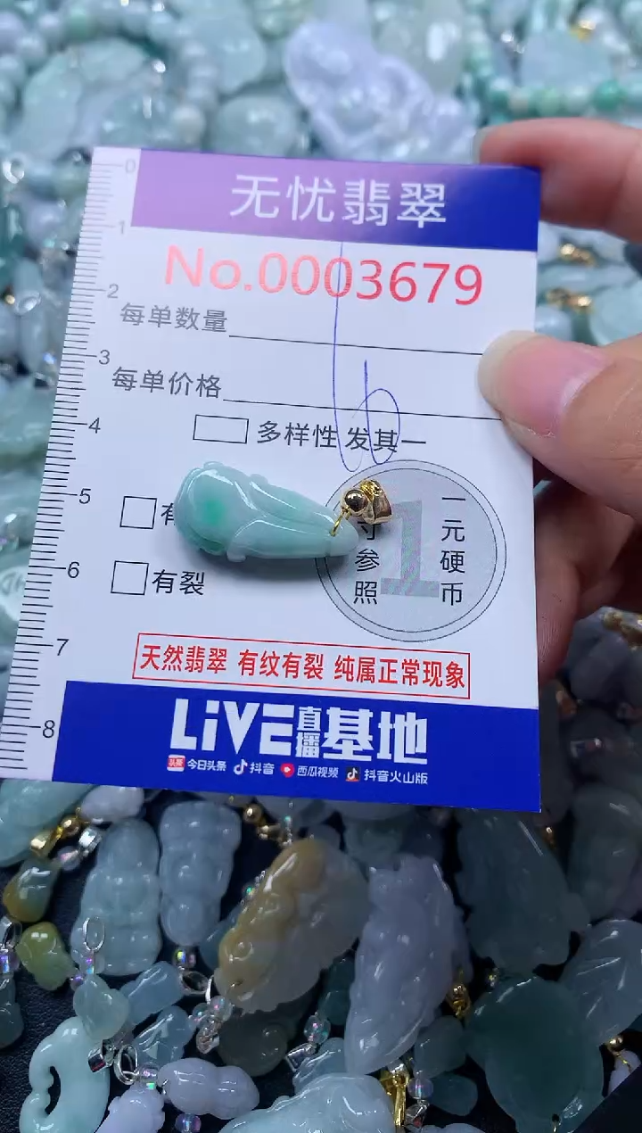 颈饰未镶嵌翡翠3679