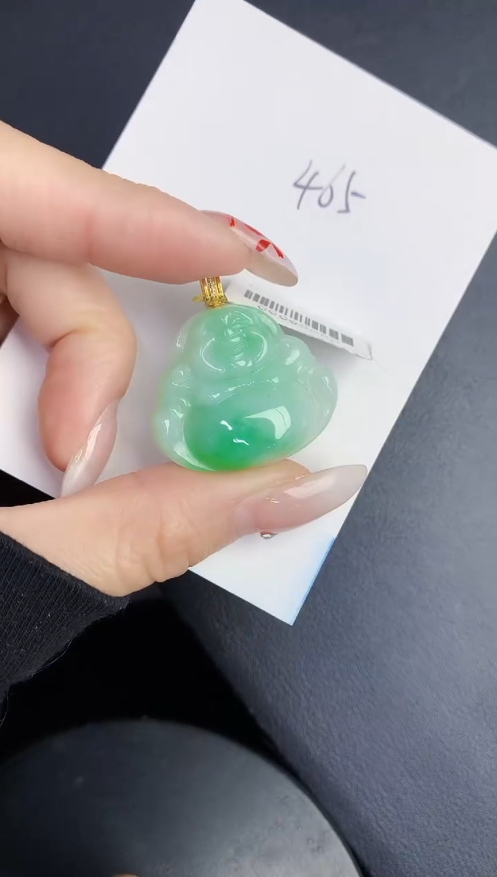 【闪购商品】翡翠颈饰18K金镶嵌000000000000