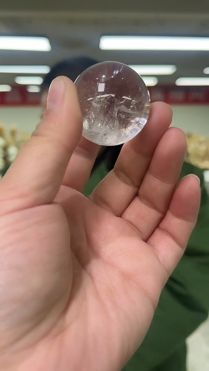 【闪购商品】水晶水晶球未镶嵌天然多样性发一35.3mm01