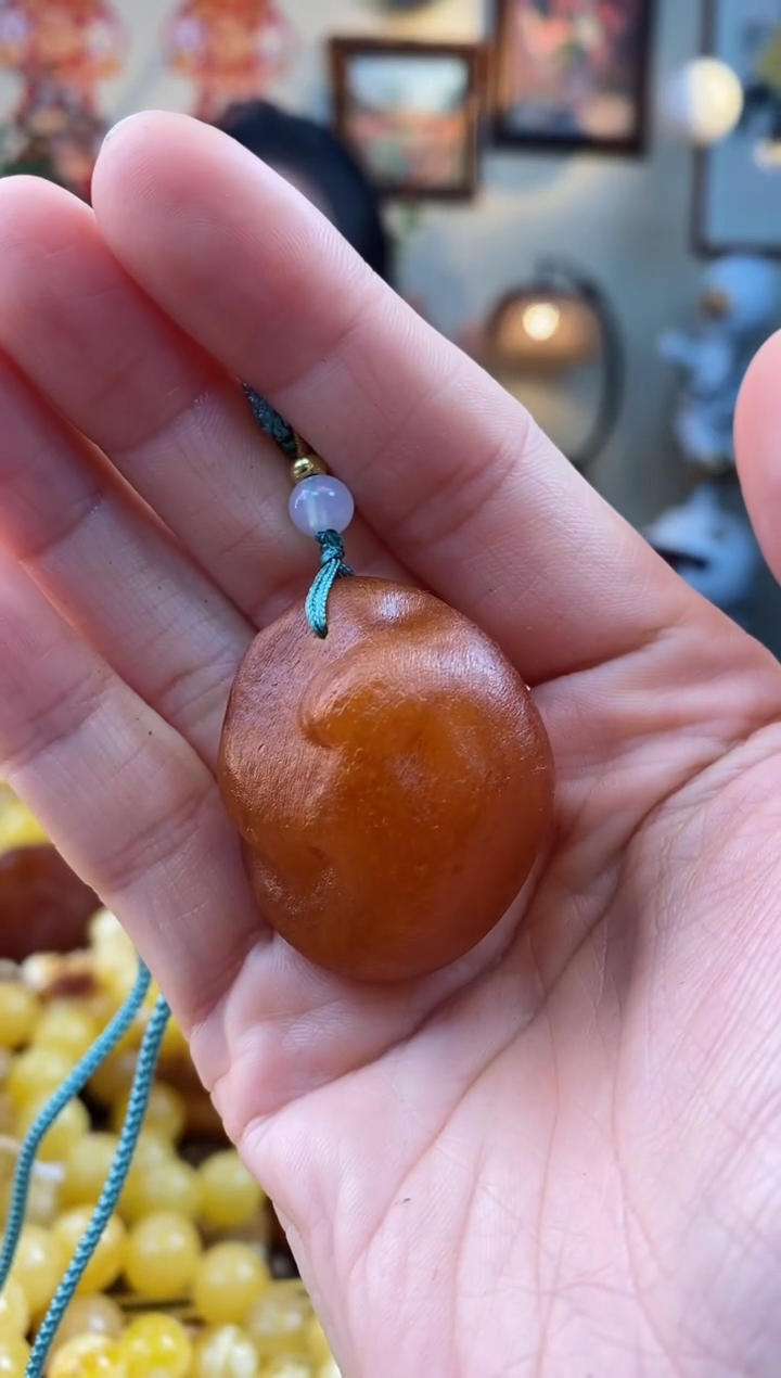 【闪购商品】琥珀颈饰未镶嵌吊坠