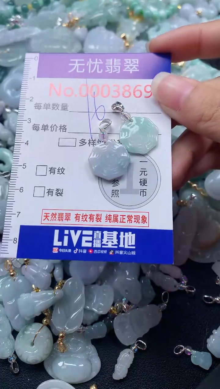 颈饰未镶嵌翡翠3869