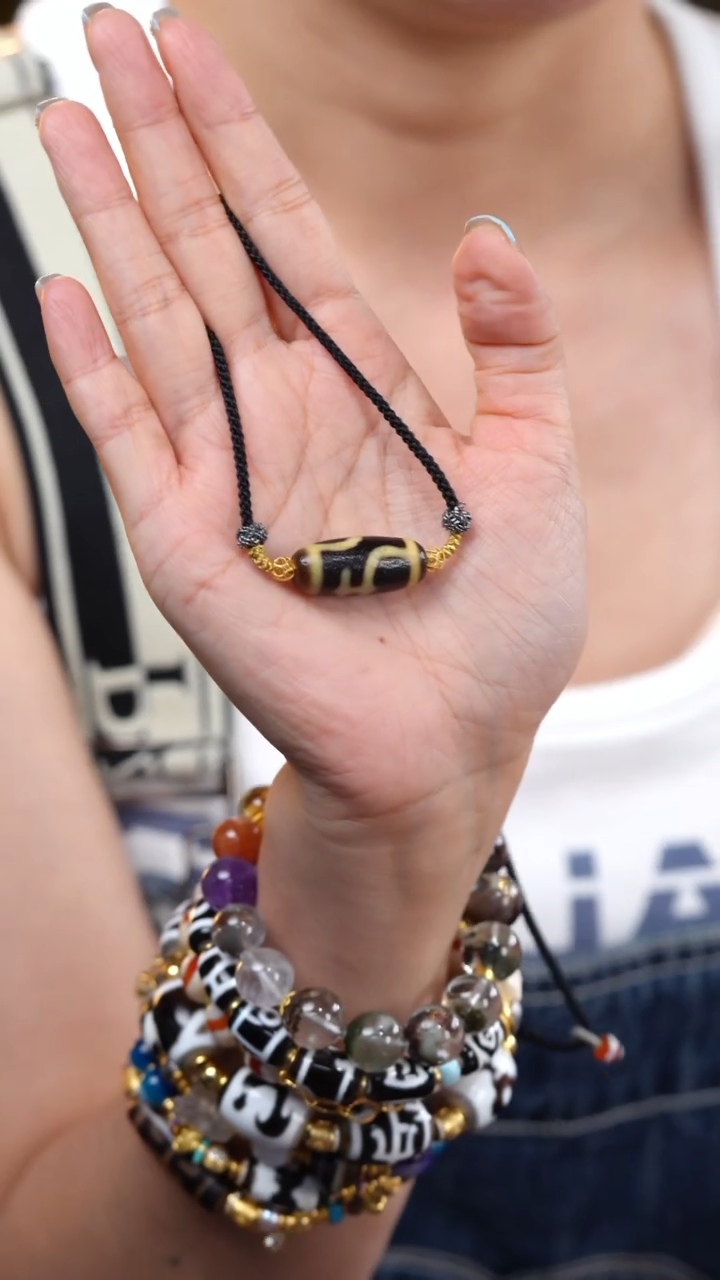 玛瑙/玉髓颈饰18K金镶嵌S53605多样性发一