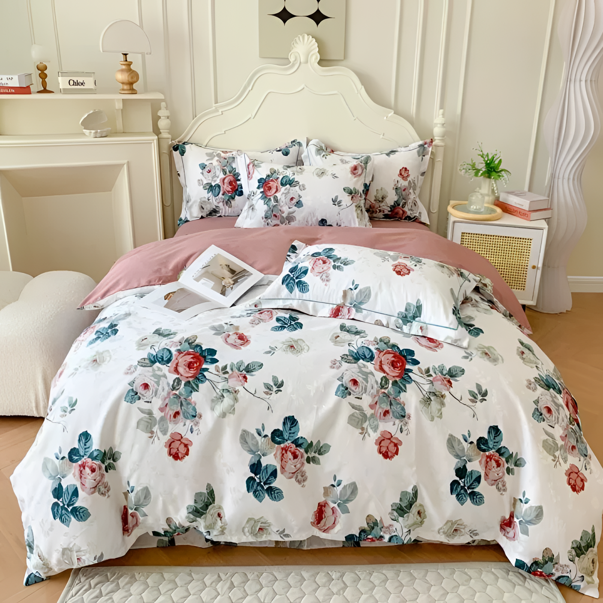 新款香缇娜四件套小清新床上四件套