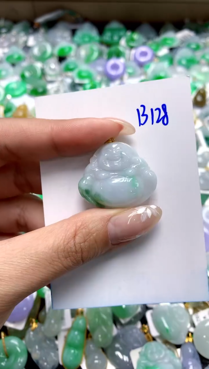 【闪购商品】翡翠颈饰18K金镶嵌1111111111111111