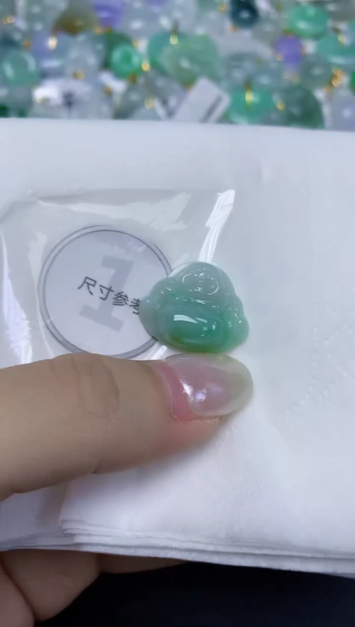 翡翠未镶嵌颈饰天然缅甸翡翠A货百元以上9元证书费自理