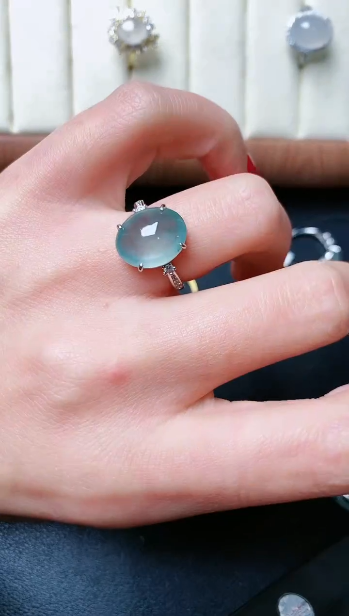 【闪购商品】翡翠戒指银S925镶嵌......