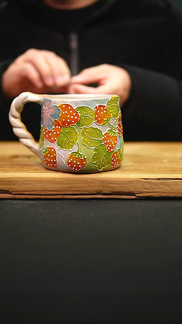 @@陶园瓷舍@@纯手工手绘@高温釉下彩