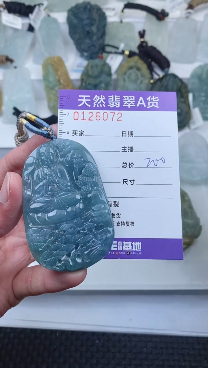 【闪购商品】翡翠颈饰未镶嵌        072