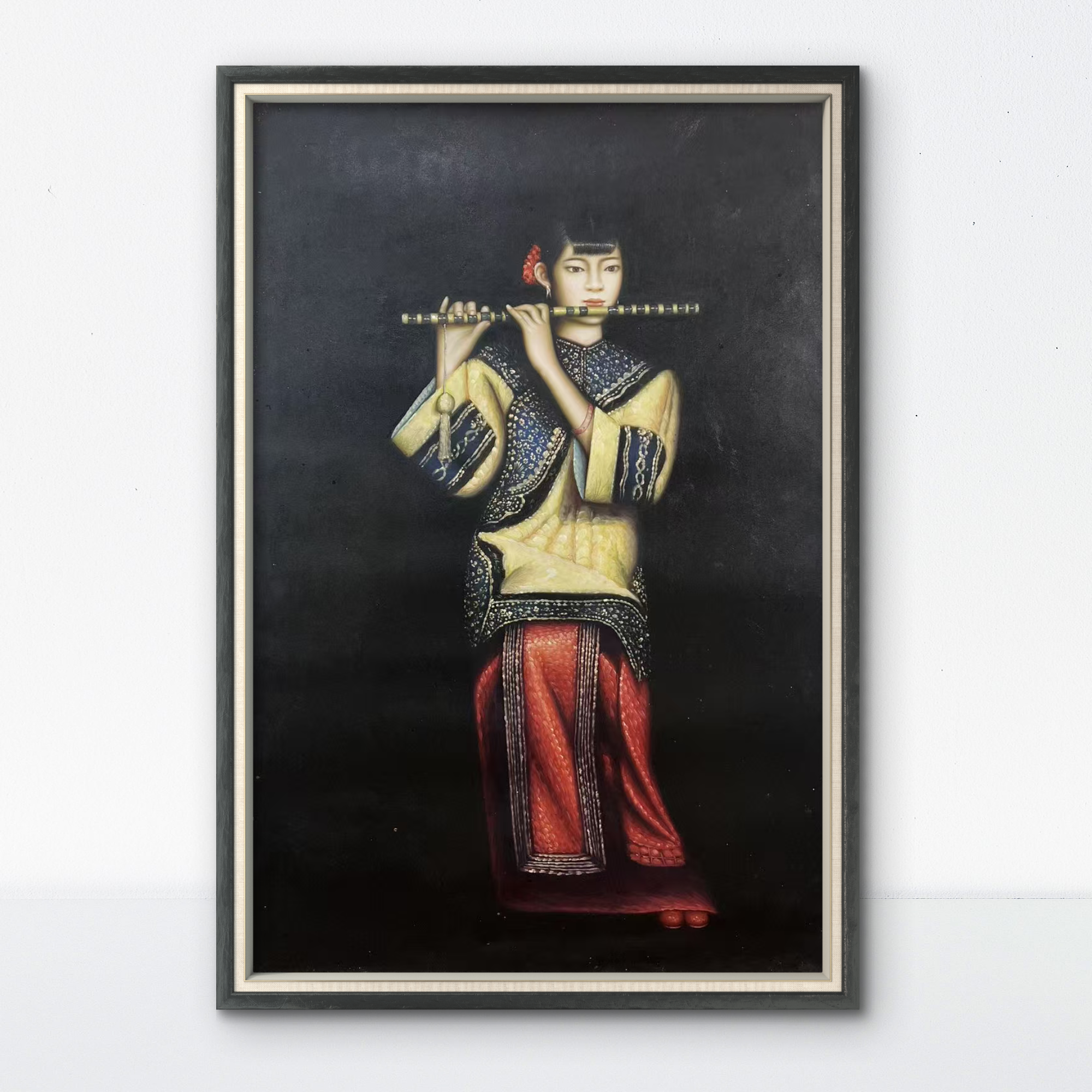 鸣艺典藏油画 手绘油画  画心尺寸60x90cm