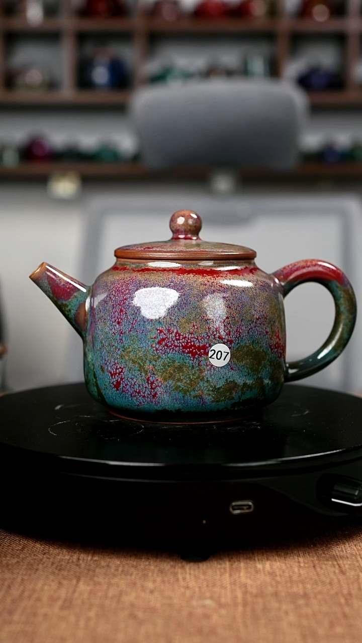 【闪购商品】207#一级品原矿钧瓷炉钧釉匏尊壶