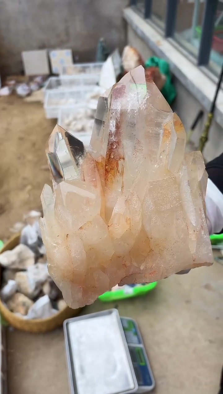 【闪购商品】水晶摆件未镶嵌蓝针水晶 