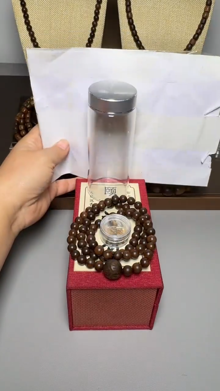 【闪购商品】沉香手串芽庄白棋0.8三圈圆珠